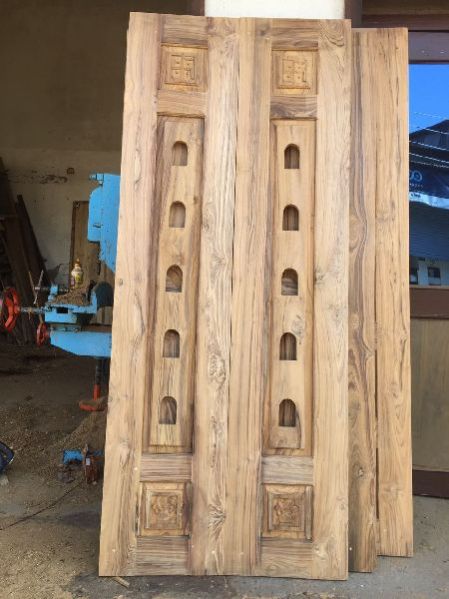 Teak Wood Modern Designer Door 06