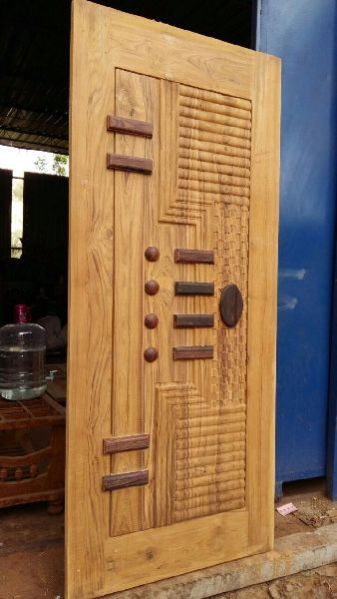 Teak Wood Modern Designer Door 09
