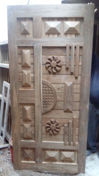 Teak Wood Modern Designer Door 10