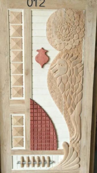 Teak Wood Modern Designer Door 14