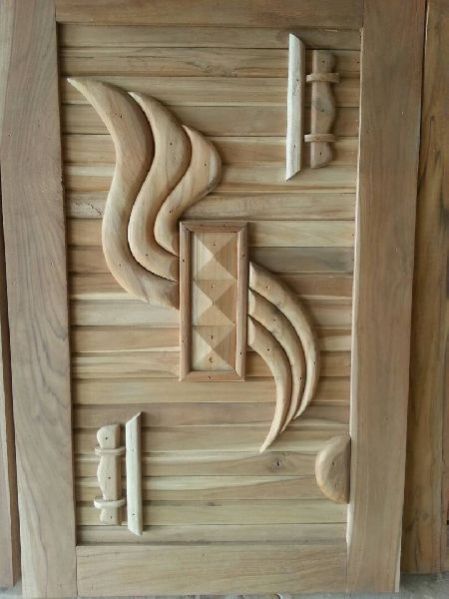 Teak Wood Modern Designer Door 15