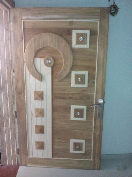 Teak Wood Modern Designer Door 20