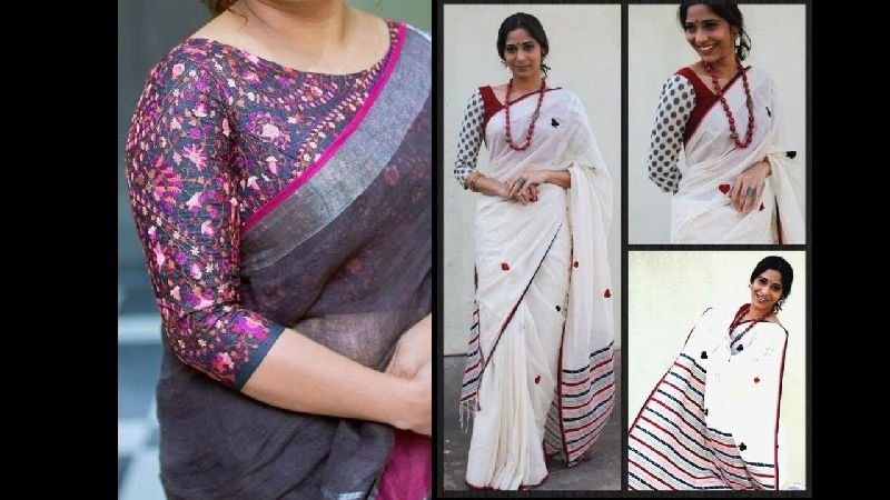 Linen Sarees 01
