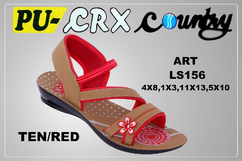 Red Ladies Sandal