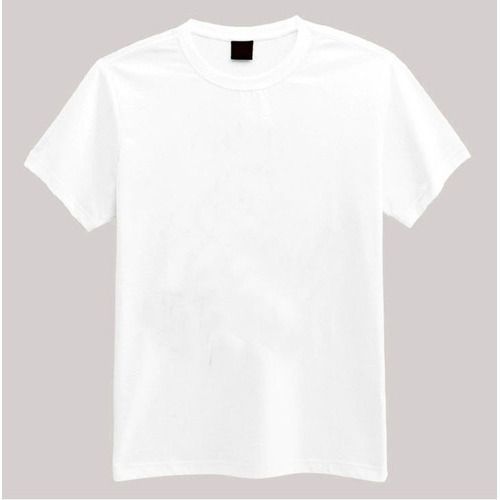 White Mens Round Neck T-Shirt 02