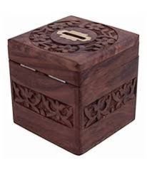 Wooden Money Bank 02
