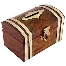Wooden Money Bank 03