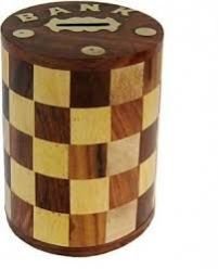 Wooden Money Bank 05