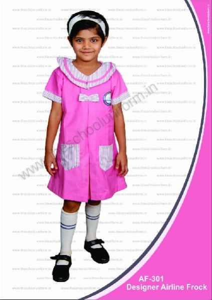 AF-301 Girls Airline School Frock