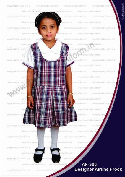 AF-305 Girls Airline School Frock