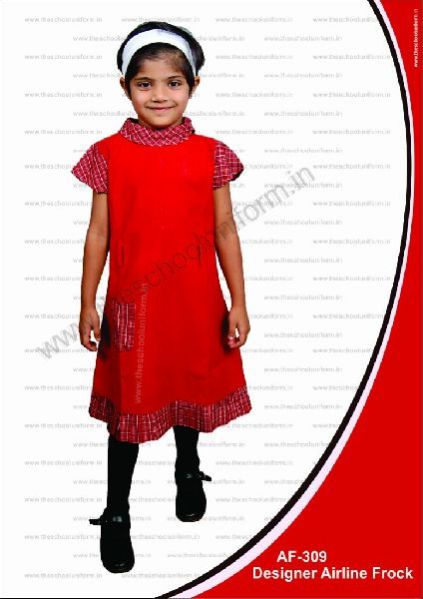 AF-309 Girls Airline School Frock
