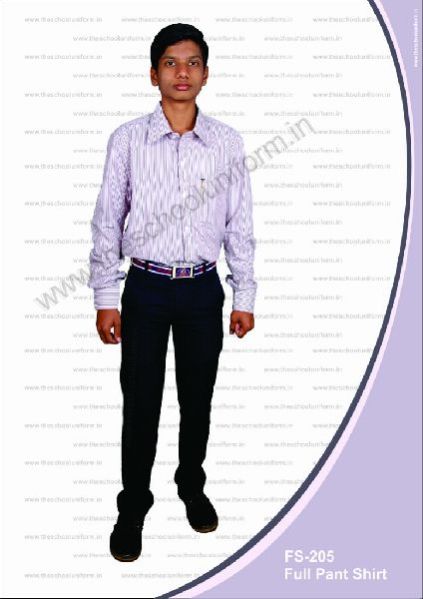 FS-205 Boys School Shirt Full Pants