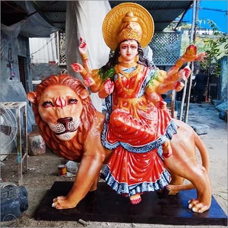 Fibre Durga Mata Statue 02