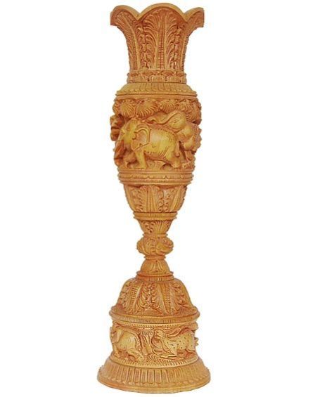 Wooden Flower Pot 01