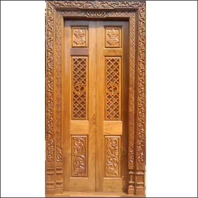 Wooden Main Door 12