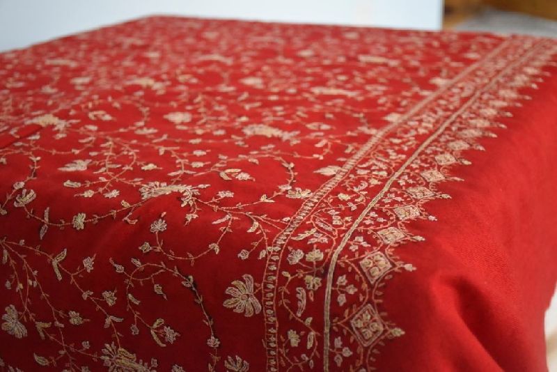 Designer Kashmiri Embroidered Shawl 04