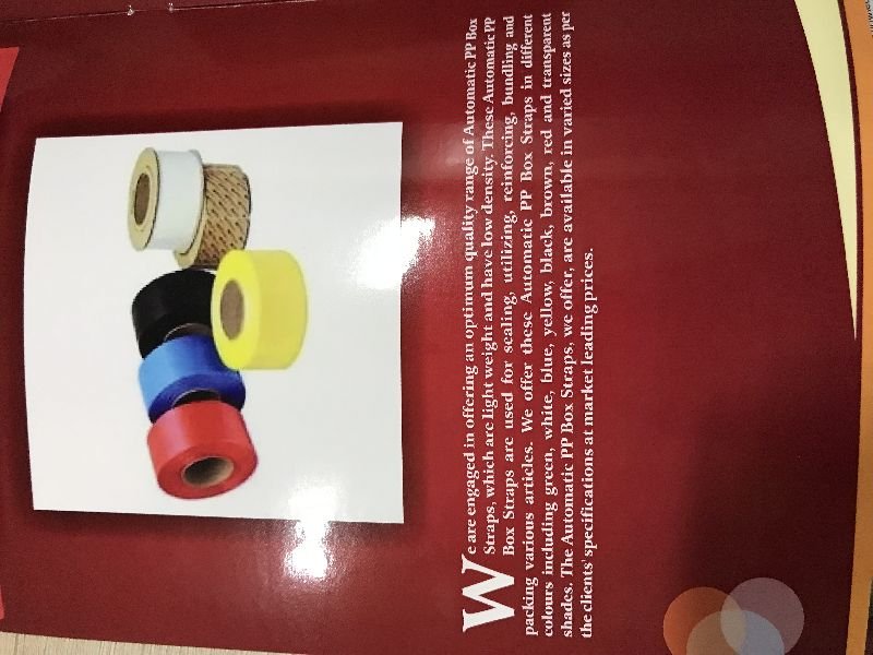 Semi Automatic Box Strapping Rolls 04