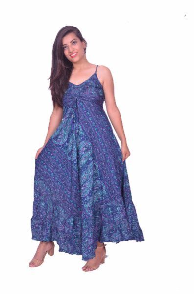 Long Cotton One Piece Dress 18