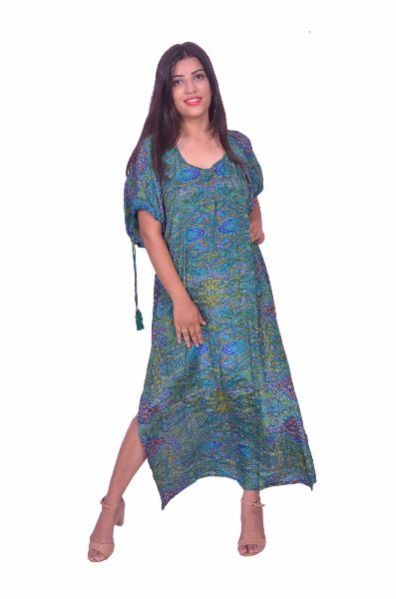 Long Cotton One Piece Dress 21