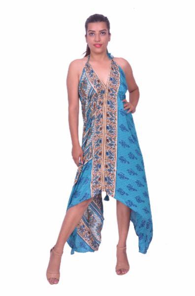 Long Cotton One Piece Dress 26