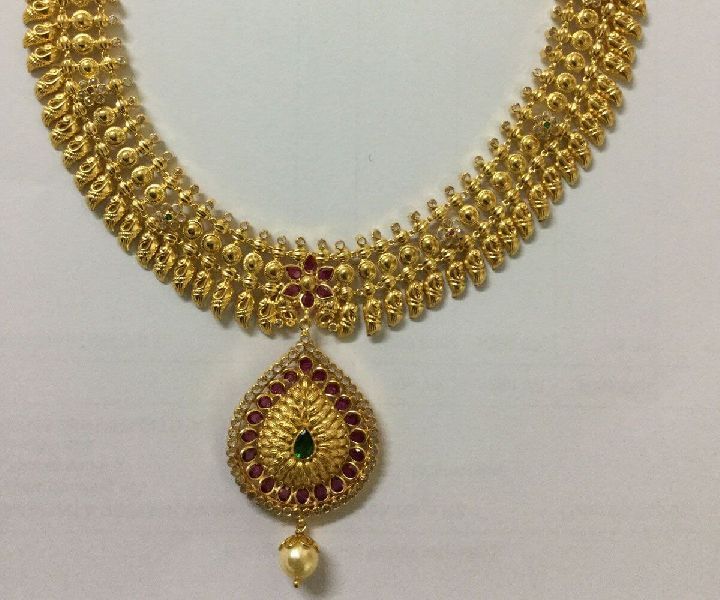Gold Necklace 02
