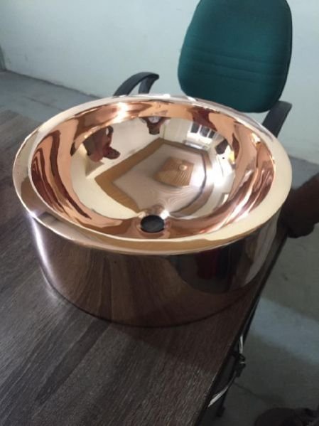 Copper Wash Basin 07