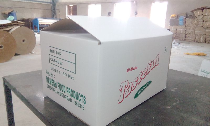 White Duplex Corrugated Box 03