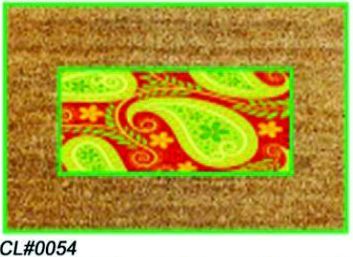 PVC Backed Designer Coir Mat 02