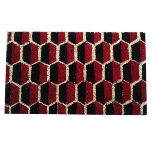 PVC Backed Designer Coir Mat 07