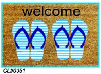 PVC Backed Welcome Coir Mat 02