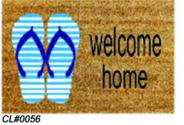 PVC Backed Welcome Coir Mat 04