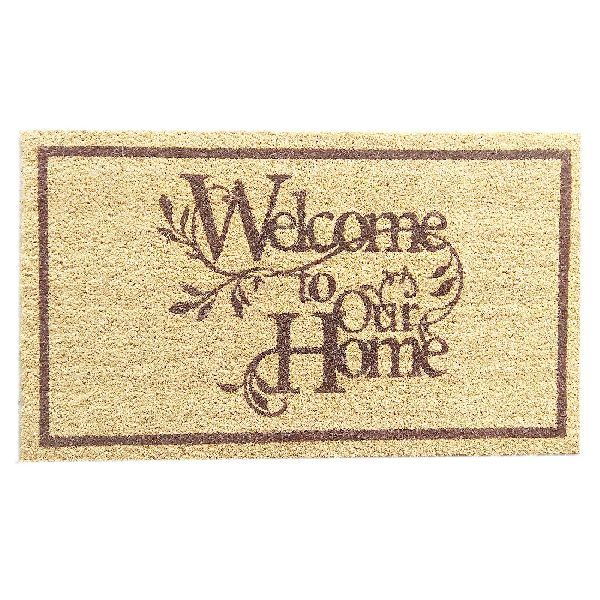 PVC Backed Welcome Coir Mat 10