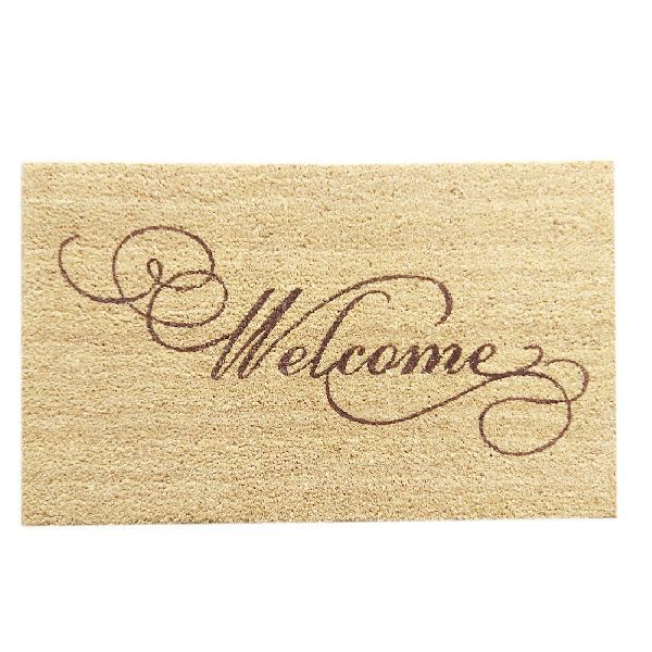 PVC Backed Welcome Coir Mat 11