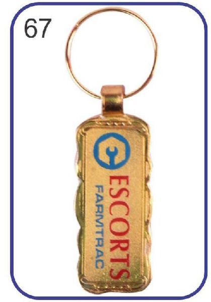 67 Metal Keychain