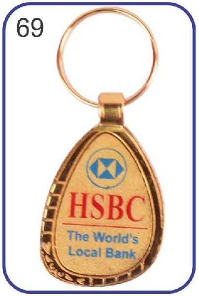 69 Metal Keychain