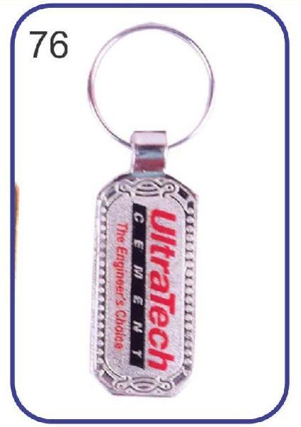 76 Metal Keychain