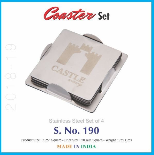 Metal Coaster Set 03