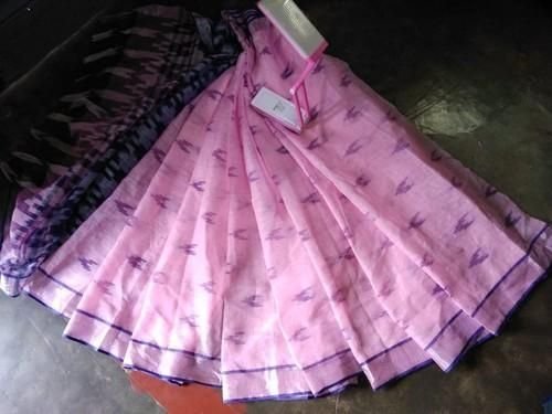 Ikat Linen Saree 01