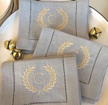 Printed Linen Tablecloth 02