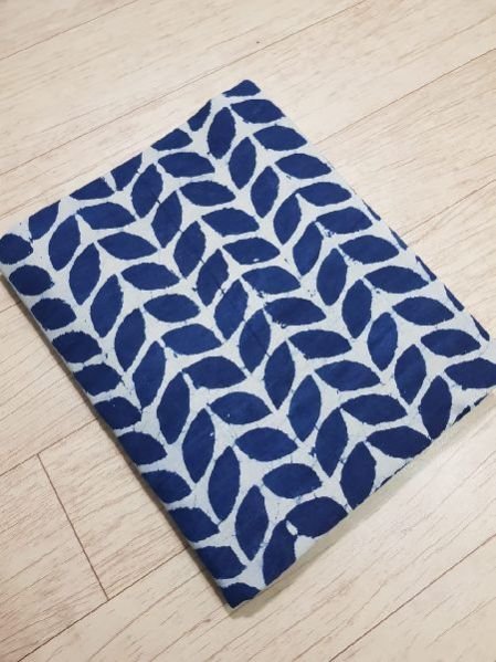Cotton Indigo Dabu Print Fabric 11
