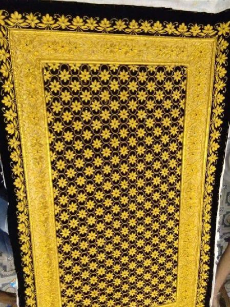 Velvet Zari Wall Panel With Real Stone 04