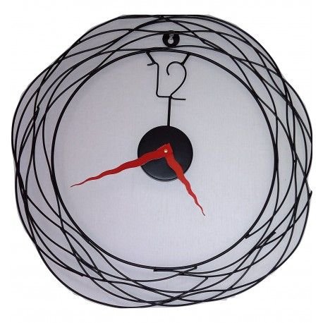 Black Artizay Metal Wired Wall Clock
