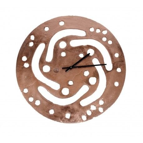 Big Crank Shaft Clock Copper