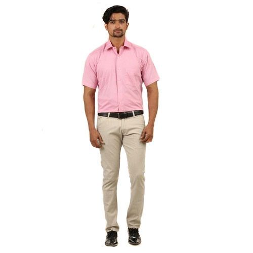 Mens Cotton Half Full Sleeve Shirt 01