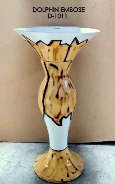 Dolphin Pedestal Wash Basin 02