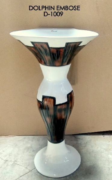 Dolphin Pedestal Wash Basin 06