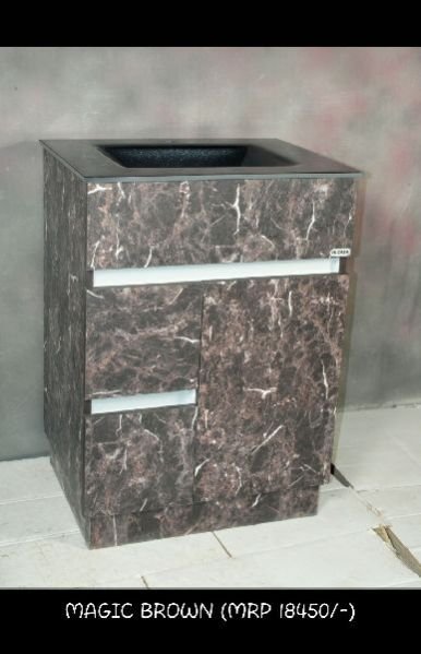 Magic Brown Wash Basin Cabinet