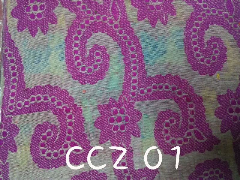 CCZ 01 Chanderi Jacquard Fabric