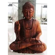 Wooden Buddha Statue 03