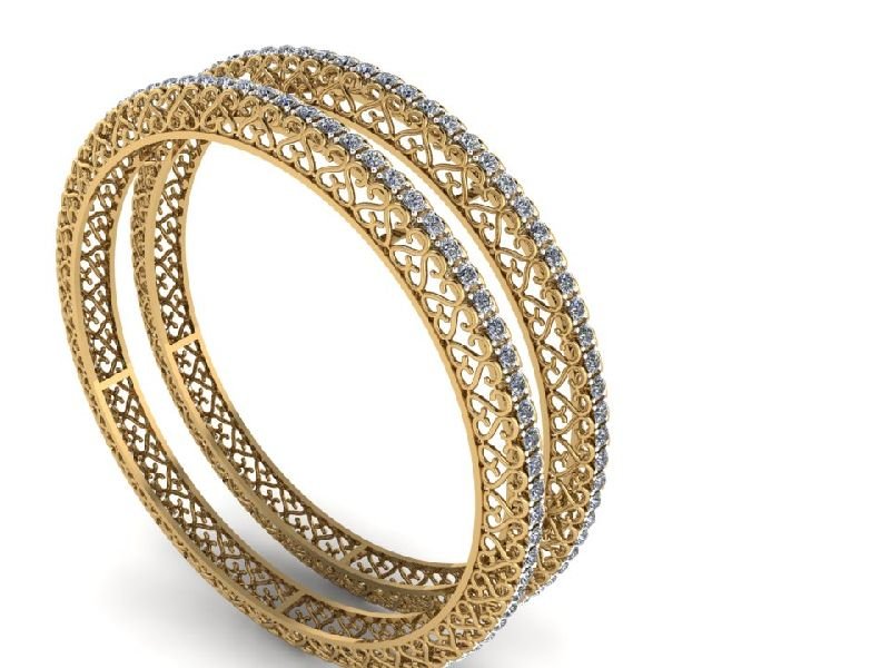 Gold Bangles 02